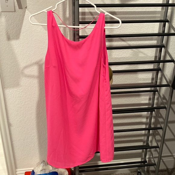 Barbie Pink short dress open back worn once , size large - Picture 3 of 3